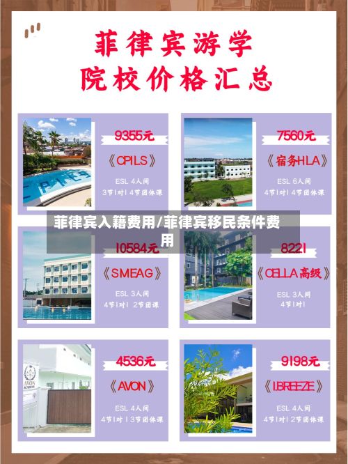 菲律宾入籍费用/菲律宾移民条件费用-第1张图片