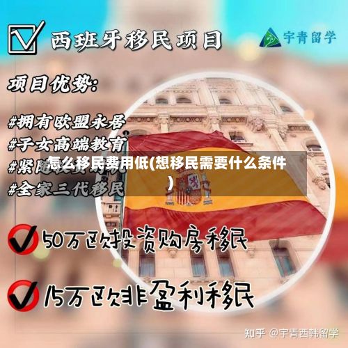 怎么移民费用低(想移民需要什么条件)-第1张图片