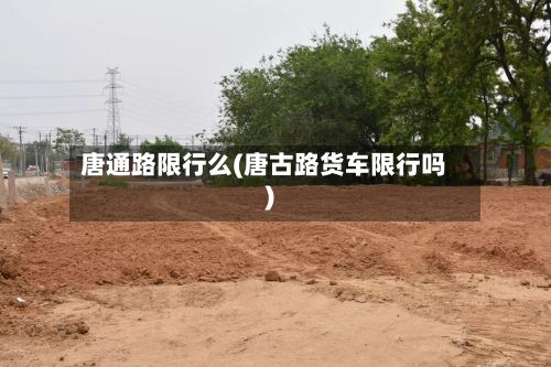 唐通路限行么(唐古路货车限行吗)-第1张图片