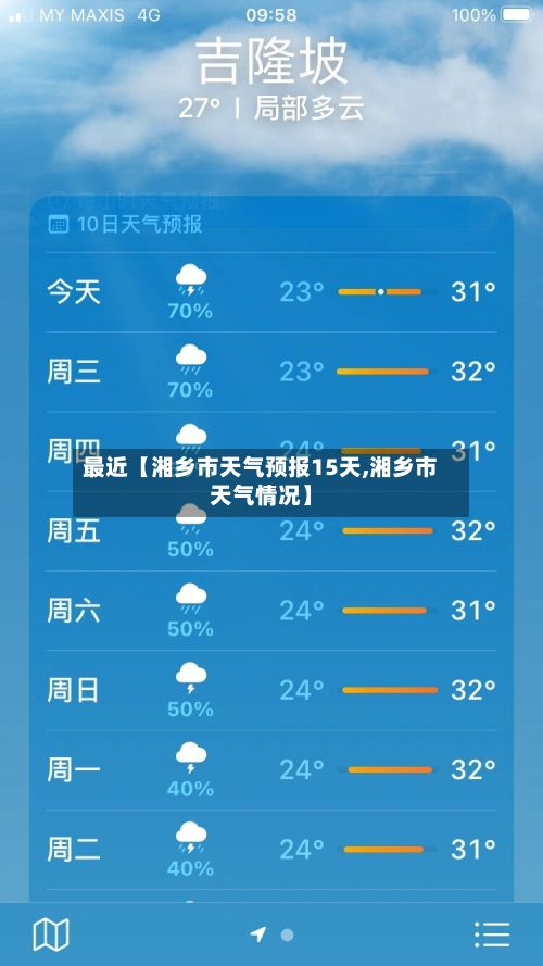最近【湘乡市天气预报15天,湘乡市天气情况】-第1张图片