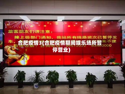 合肥疫情3(合肥疫情期间娱乐场所暂停营业)-第1张图片