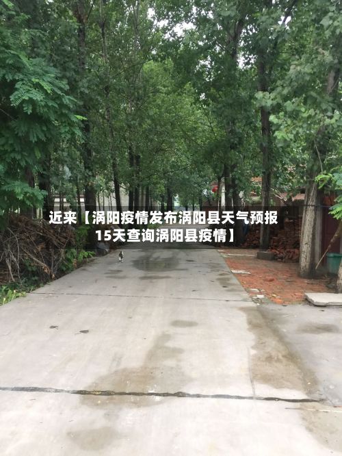 近来【涡阳疫情发布涡阳县天气预报15天查询涡阳县疫情】-第1张图片