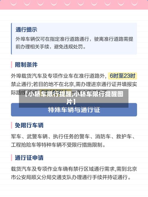 【小轿车限行提醒,小轿车限行提醒图片】-第1张图片