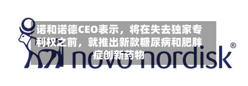 诺和诺德CEO表示，将在失去独家专利权之前	，就推出新款糖尿病和肥胖症创新药物-第1张图片