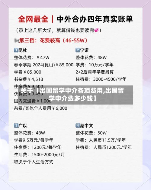 关于【出国留学中介各项费用,出国留学中介费多少钱】-第1张图片