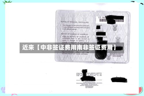 近来【中非签证费用南非签证费用】-第1张图片