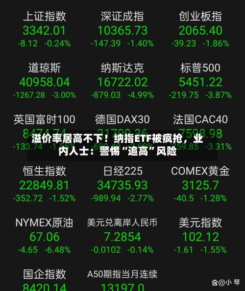 溢价率居高不下！纳指ETF被疯抢	，业内人士：警惕“追高	”风险-第1张图片