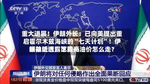 重大进展！伊朗外长：已向美提出重启霍尔木兹海峡的“七天计划	”！伊朗总统透露比较高领袖近况！下周一油价怎么走？-第1张图片